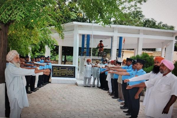 Meri Mitti Mera Desh Campaign organized at Air Force Station Halwara