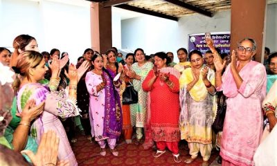 PAU Organized a monthly training camp for women farmers in village Karaundi