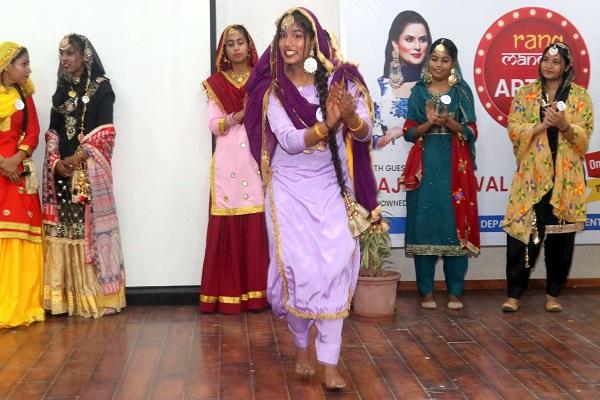 Teej festival celebrated at Gulzar Group of Institutes