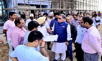 MP Arora reviewed the ongoing development projects in Ludhiana