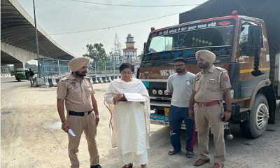Challan of 10 vehicles during the unexpected checking by Ludhiana