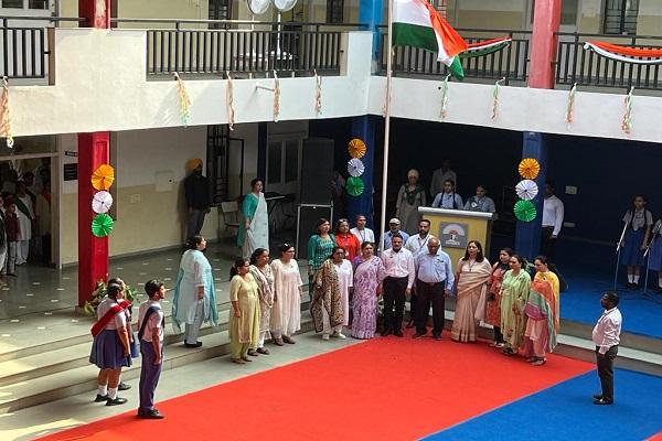 Independence Day was celebrated with enthusiasm at Drishti Public School