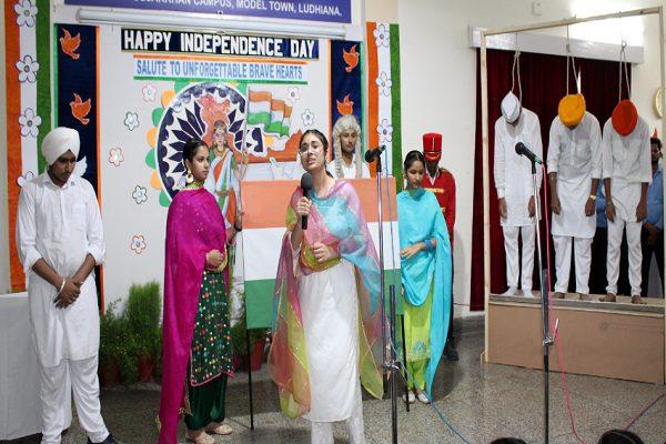 Independence Day was celebrated with enthusiasm at Guru Nanak International School