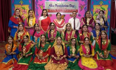 The 42nd Foundation Day of Springdale was celebrated with joy and games