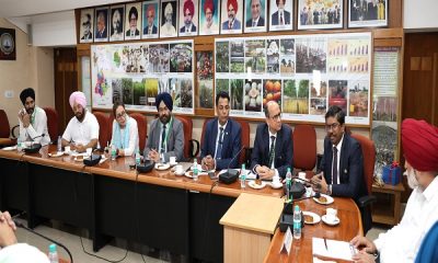 A high level delegation of Punjab and Sindh Bank visited PAU. visited