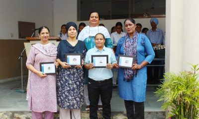 Principal and teachers of NSPS were felicitated