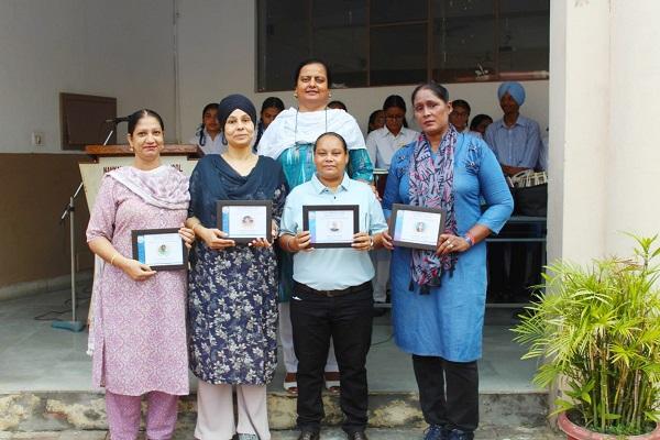 Principal and teachers of NSPS were felicitated