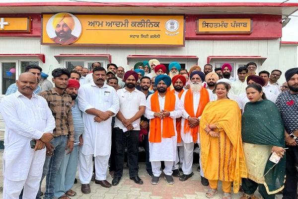 MLA Grewal inaugurated three more new clinics in East Constituency