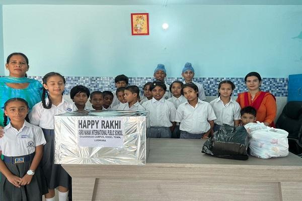 Activities done to celebrate Rakshi at Guru Nanak International School