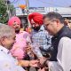 Police Commissioner Sidhu visited his native village Siddwan Bet, received a warm welcome