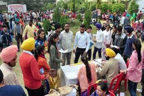 DBEE Organized employment fair at GK Resort Ghudani Kalan on 22nd