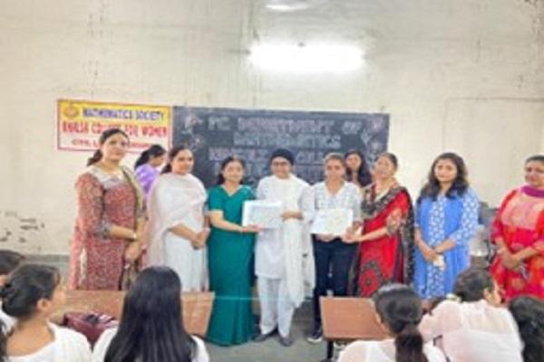 Mathematics Rangoli and Collage Making Competition conducted at KCW College