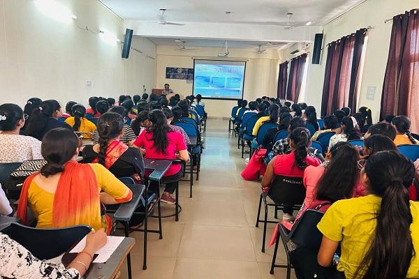 Scholarship awareness program conducted at Devaki Devi Jain College