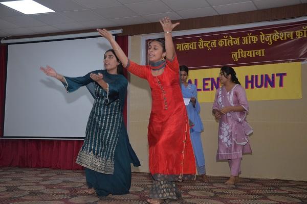 Organized Talent Hunt at Malwa Central College of Education