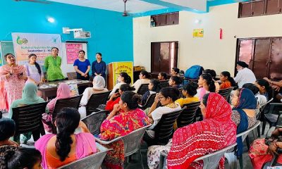 The food and nutrition department made the villagers aware about nutrition