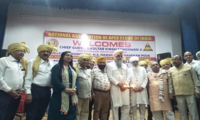 Sandhavan attended the golden jubilee event of 'Apex Club' as the chief guest