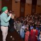 The star cast team of the Punjabi film Gaadi Jayai e Chhalag Mardi reached Khalsa College