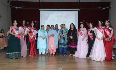 Organized fresher party to welcome new female students at government college