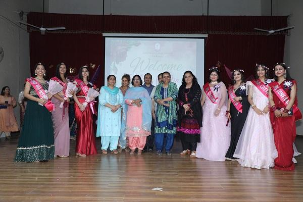 Organized fresher party to welcome new female students at government college