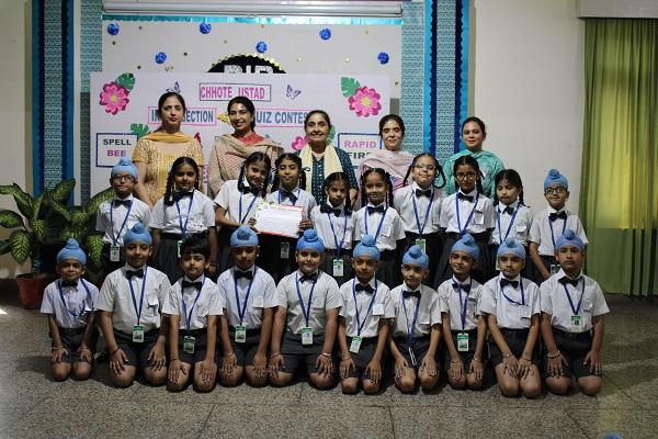 Organized quiz competition at Guru Nanak International School