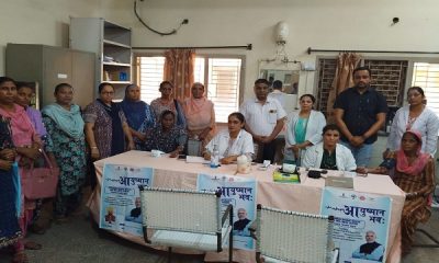 Health fair organized under Ayushmanabhav campaign, health examination of patients in camps