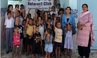 Raksha Bandhan was celebrated by Red Cross Club at Bal Bhawan