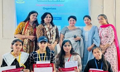 Calligraphy competition organized in Arya College