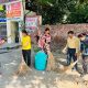 Sanitation campaign conducted in Arya College