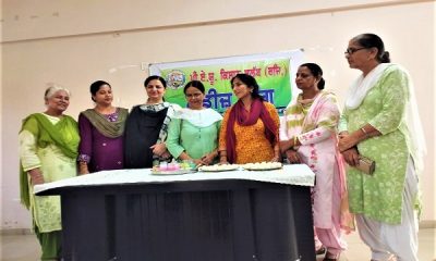 Demonstration of coconut laddu, cashew pinni making and decorative candle making