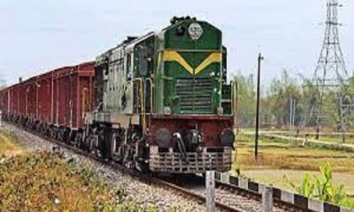 Derailed goods carriages near Mullanpur station near Ludhiana