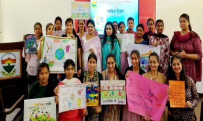 'Celebrated Cleanliness Day' and 'Gandhi Jayanti Celebration' at Arya College